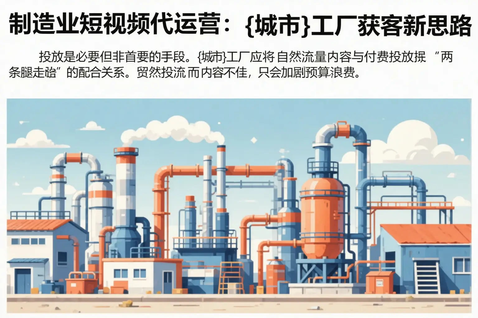 制造业短视频代运营：侯马工厂获客新思路